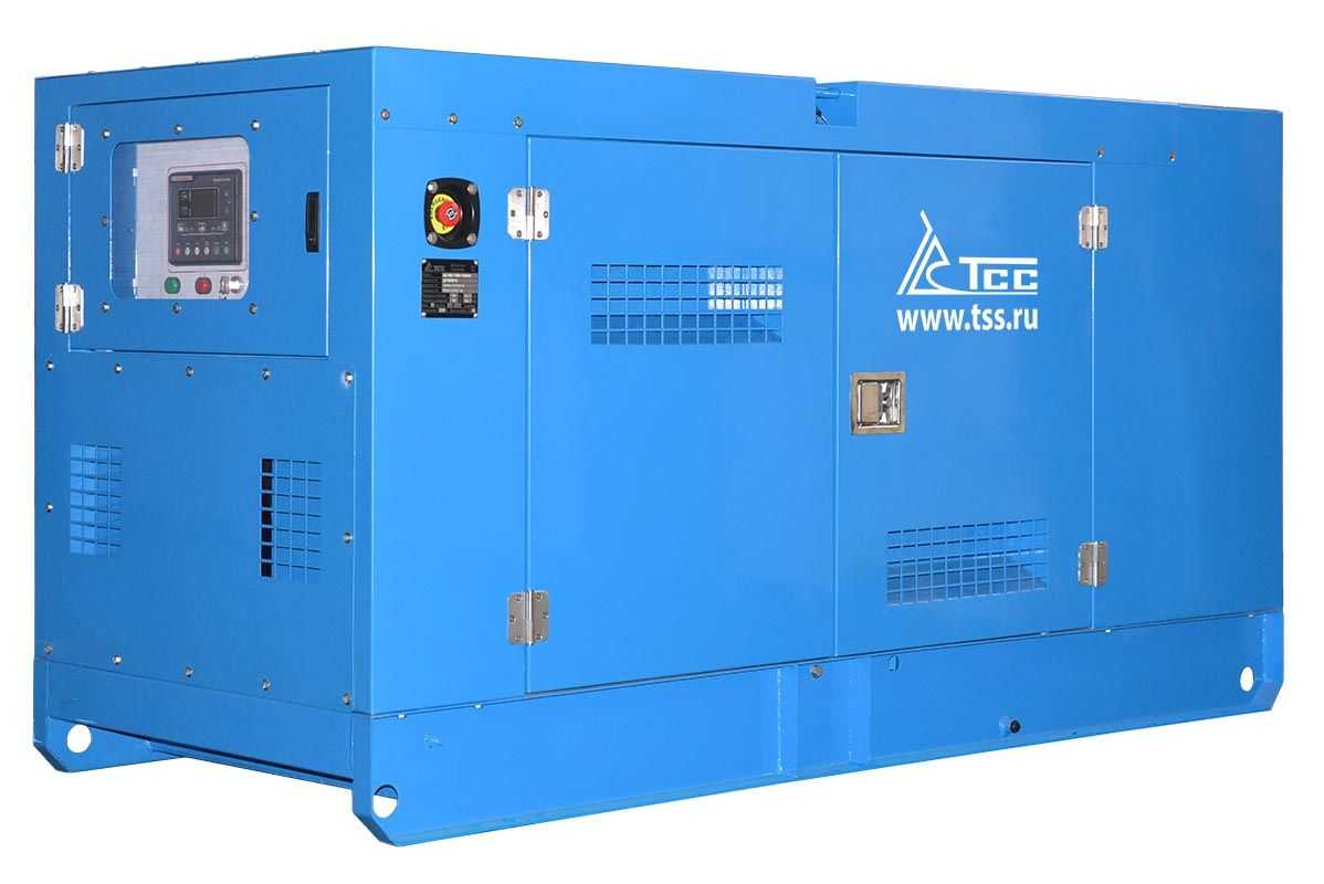 Дизельный генератор ТСС АД-50С-Т400-1РКМ19 в шумозащитном кожухе Дизель электростанции фото, изображение