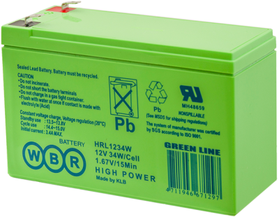 WBR HRL1223W F2 Аккумуляторы фото, изображение